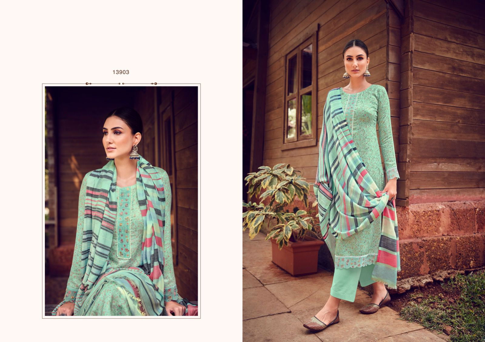 Gull Jee Miza Cotton Satin Wholesale Printed Pakistani Salwar Suits